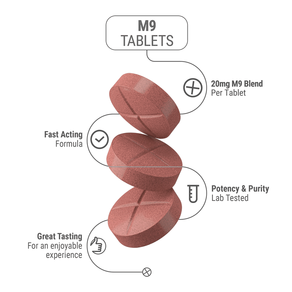 20mg M9 Blend Tablets - Berries - 5