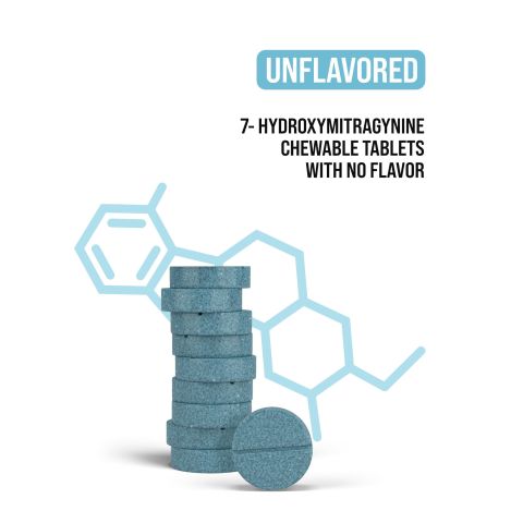 15mg 7-Hydroxy Tablets - Unflavored - Thumbnail 4