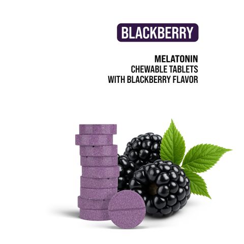 10mg Melatonin Tablets - Blackberry - Thumbnail 4