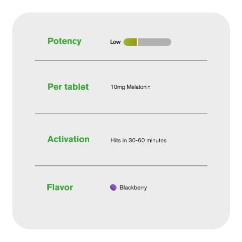 10mg Melatonin Tablets - Blackberry - Thumbnail 7
