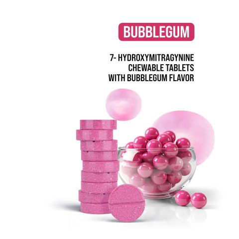 20mg 7-Hydroxy Tablets - Bubble Gum - Thumbnail 4