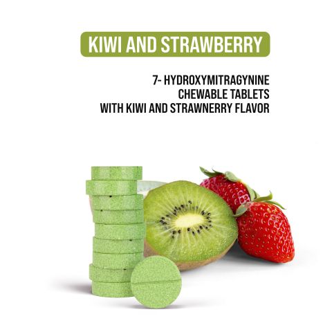 15mg 7-Hydroxy Tablets - Kiwi & Strawberry - Thumbnail 4