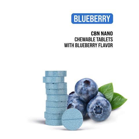 25mg CBN Nano Tablets - Blueberry - Thumbnail 4