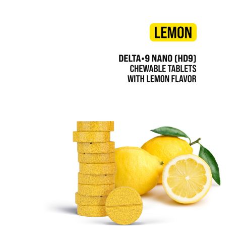 25mg D9 Nano Tablets - Lemon - Thumbnail 4