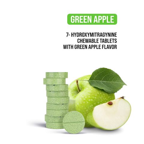 20mg 7-Hydroxy Tablets - Green Apple - Thumbnail 4