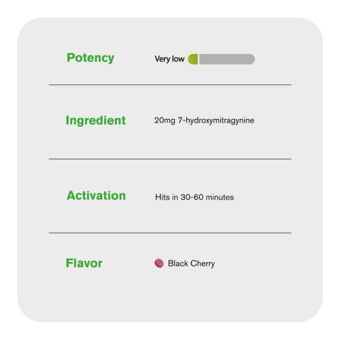 20mg 7-Hydroxy Tablets - Black Cherry - Thumbnail 7