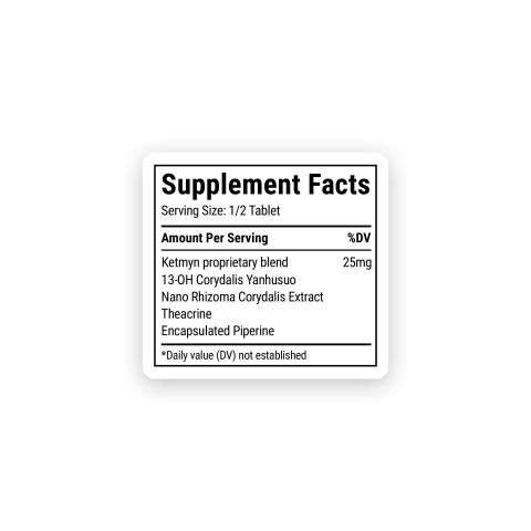 50mg Ketmyn Tablets - Unflavored - Thumbnail 9