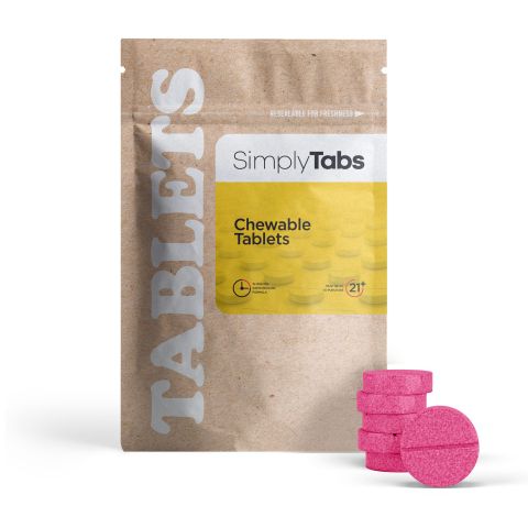 25mg Full Spectrum CBD Nano Tablets - Strawberry - Thumbnail 2