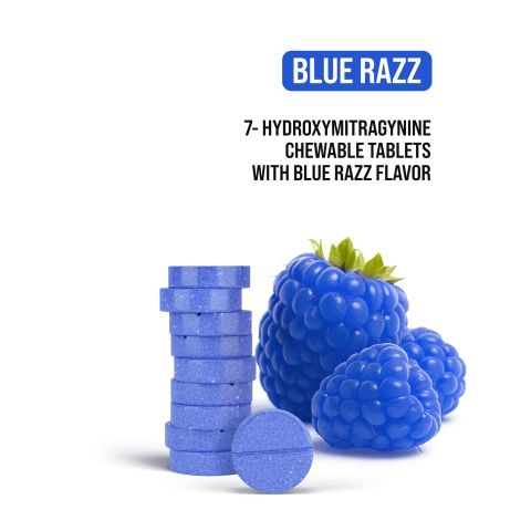 20mg 7-Hydroxy Tablets - Blue Razz - Thumbnail 4