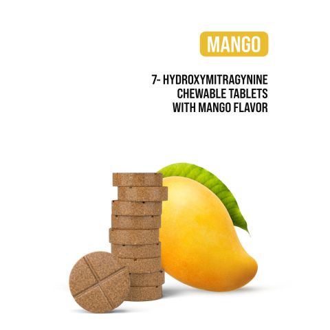 50mg 7-Hydroxy Tablets - Mango - Thumbnail 4