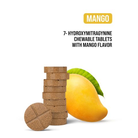 100mg 7-Hydroxy Tablets - Mango - Thumbnail 4