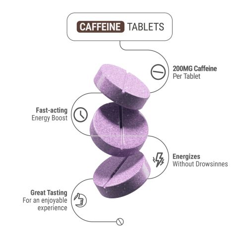 200mg Caffeine Tablets - Fruit Punch - Thumbnail 5