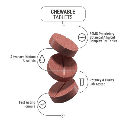 30mg Botanical Alkaloid Complex Tablets - Berries - RX-7 - Thumbnail 1