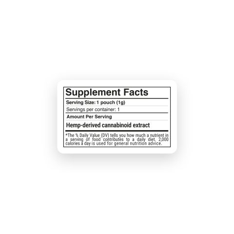 1,000mg Broad Spectrum CBD Nano Powder - Chill Extreme - Thumbnail 9