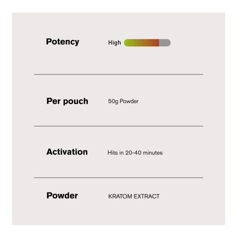 50g Kratom Nano Powder - Bulk Nano Technology - Thumbnail 4