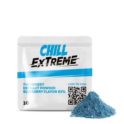 1,000mg 7-Hydroxy Powder - Blueberry - 7OH Factory - Thumbnail 2