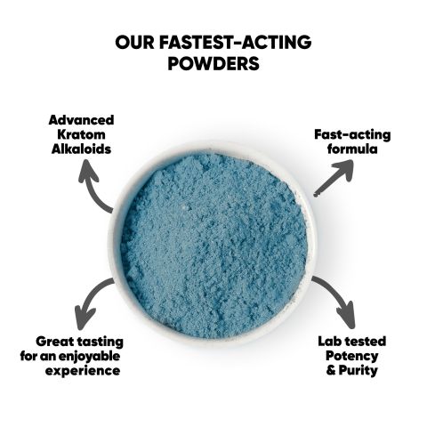 1,000mg 7-Hydroxy Powder - Blueberry - 7OH Factory - Thumbnail 4