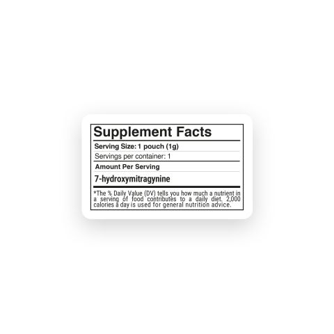 1,000mg 7-Hydroxy Powder - Unflavored - 7OH Factory - Thumbnail 9