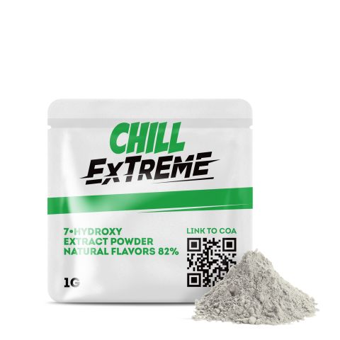 1,000mg 7-Hydroxy Powder - Unflavored - Chill Extreme - Thumbnail 2