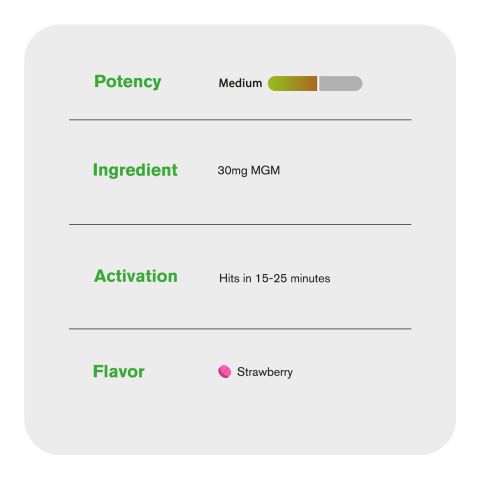 30mg MGM-15 Tablets - Strawberry - Thumbnail 6