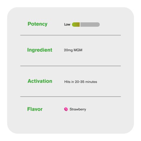 20mg MGM-15 Tablets - Strawberry - Thumbnail 6