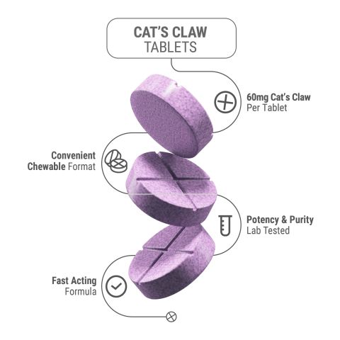 60mg Cat's Claw Tablets - Grape - Thumbnail 5