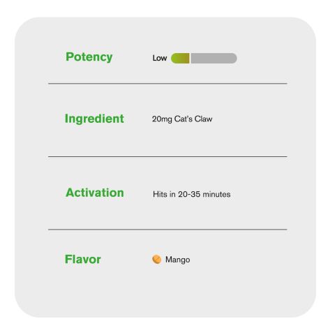 20mg Cat's Claw Tablets - Mango - Thumbnail 6