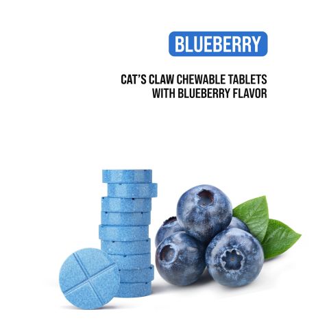 50mg Cat's Claw Tablets - Blueberry - Thumbnail 4