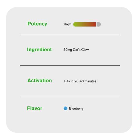 50mg Cat's Claw Tablets - Blueberry - Thumbnail 6