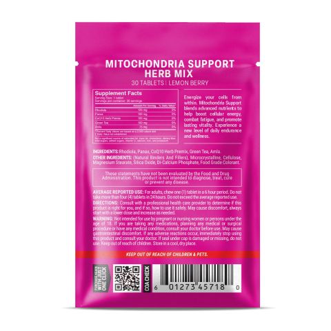 500mg Mitochondria Support Herb Mix - Lemon Berry - Thumbnail 8