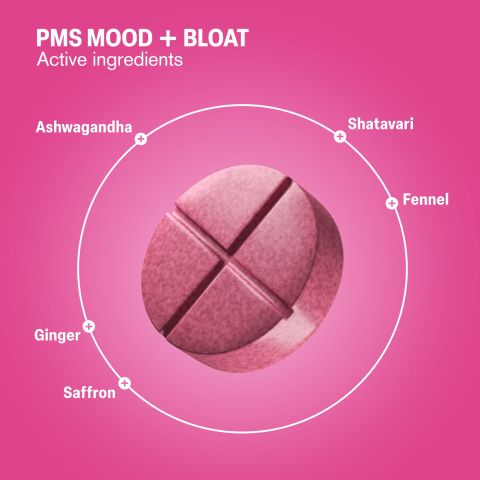 500mg PMS Mood + Bloat - Raspberry Vanilla - Thumbnail 5