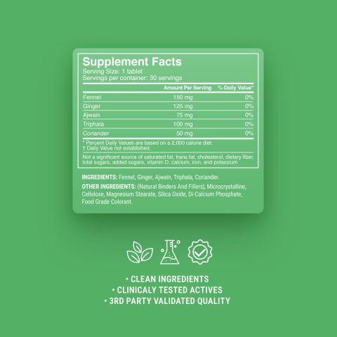 500mg - Bloat Relief - Mint Fennel - Mood Tablets - Thumbnail 9