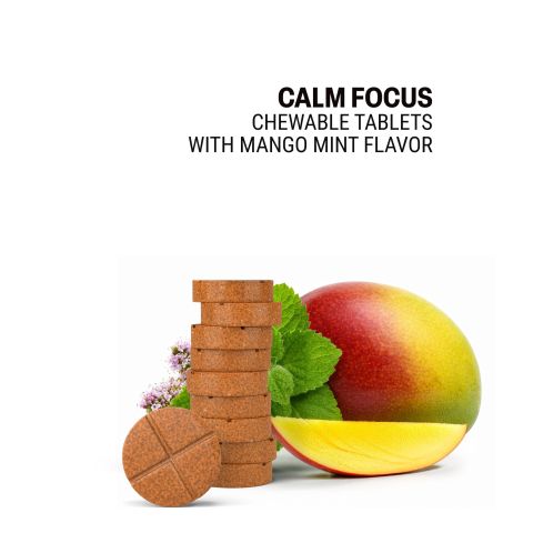 500mg - Calm Focus - Mango Mint - Mood Tablets - Thumbnail 4