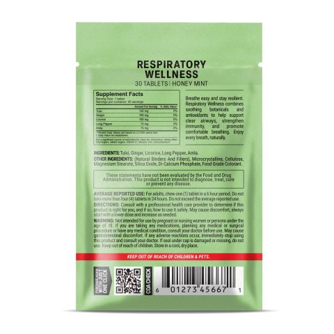 500mg Respiratory Wellness - Honey Mint - Thumbnail 8