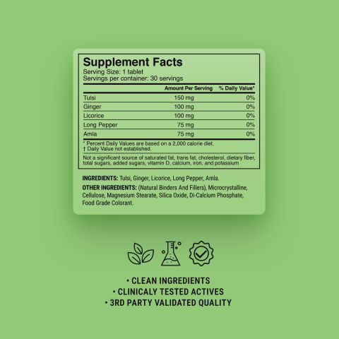 500mg - Respiratory Wellness - Honey Mint - Mood Tablets - Thumbnail 9