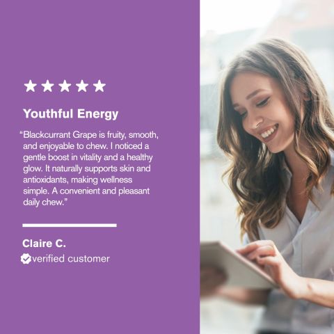 500mg Anti-Aging Antioxidant - Blackcurrant Grape - Thumbnail 7