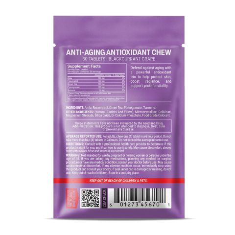 500mg Anti-Aging Antioxidant - Blackcurrant Grape - Thumbnail 8
