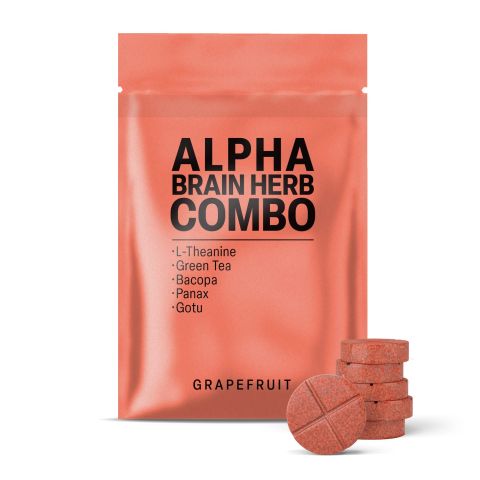 500mg Alpha Brain Herb Combo - Grapefruit - Thumbnail 2