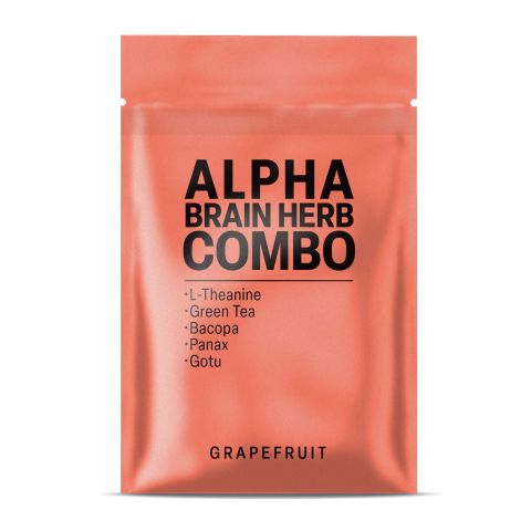 500mg Alpha Brain Herb Combo - Grapefruit - Thumbnail 3