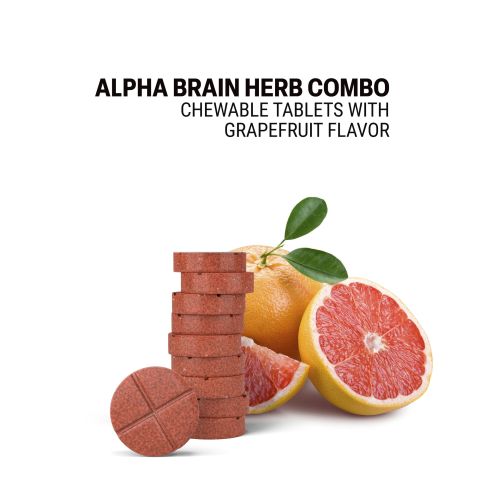 500mg Alpha Brain Herb Combo - Grapefruit - Thumbnail 4