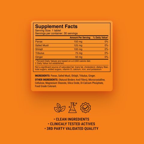 500mg Performance Booster - Ginger Citrus - Thumbnail 9