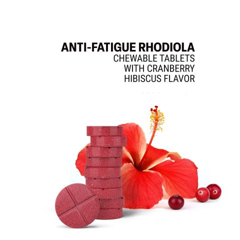 500mg Anti-Fatigue Rhodiola - Cranberry Hibiscus - Thumbnail 4