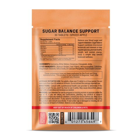 500mg Sugar Balance Support - Spiced Apple - Thumbnail 8