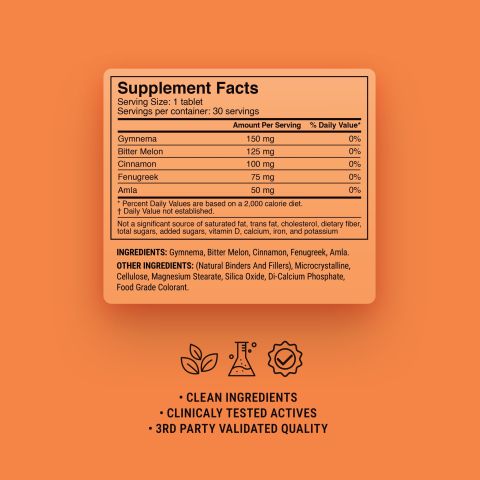 500mg Sugar Balance Support - Spiced Apple - Thumbnail 9