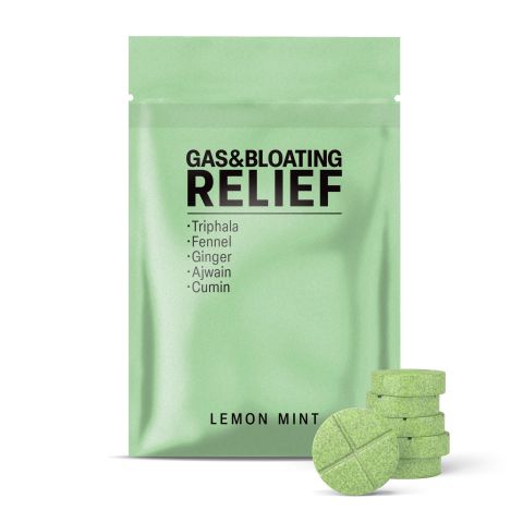 500mg Gas & Bloating Relief - Lemon Mint - Thumbnail 2