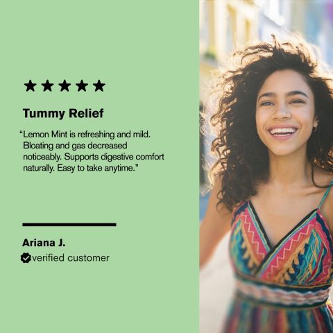 500mg Gas & Bloating Relief - Lemon Mint - Thumbnail 7