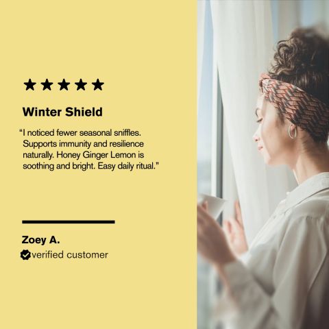 500mg Cold Season Support - Honey Ginger Lemon - Thumbnail 7