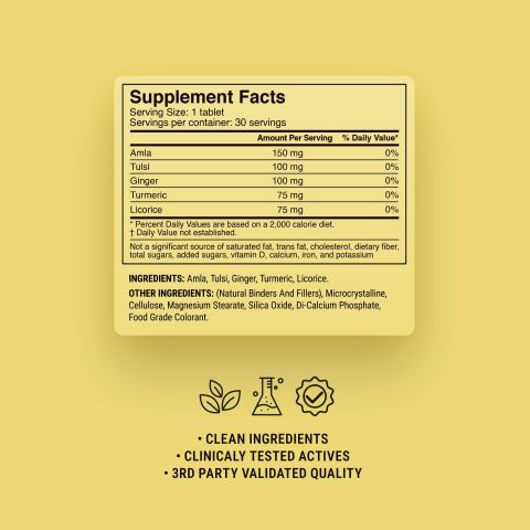 500mg Cold Season Support - Honey Ginger Lemon - Thumbnail 9