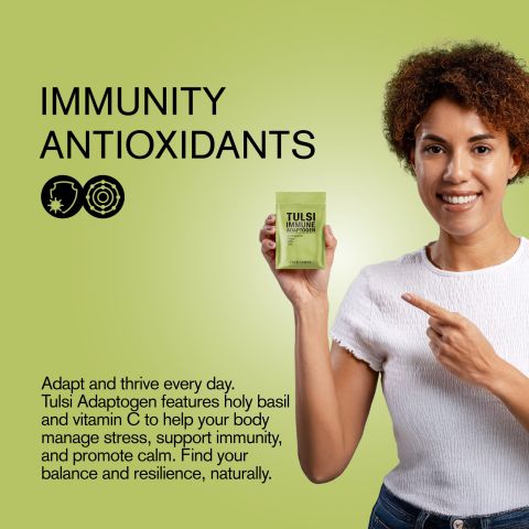 500mg Tulsi Immune Adaptogen - Tulsi Lemon - Thumbnail 6