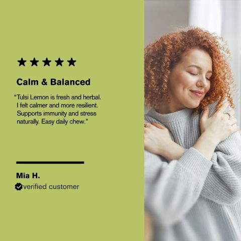 500mg Tulsi Immune Adaptogen - Tulsi Lemon - Thumbnail 7